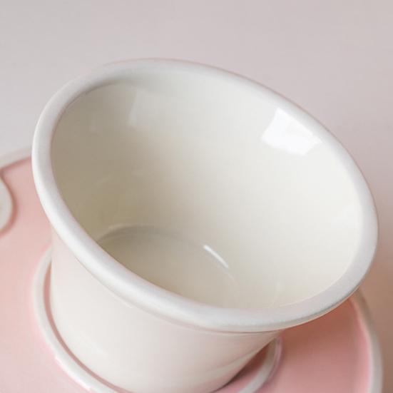 Raised Pet Slow Feeder Bowl, Ceramic Slow Down Eating Food Bowl, Anti Vomiting Food Dish for Small Medium Dogs & Cats