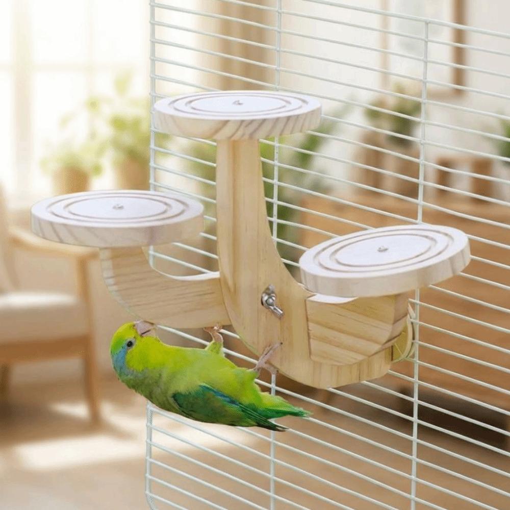 Wear Resistant Parrot Play Rack Bite Resistant Bird Training Stand Parrot Cage