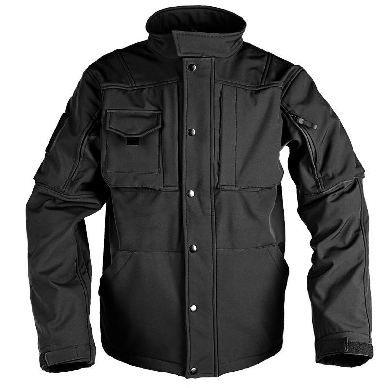 Куртки мужские рабочая одежда Soft Shell карманы мотоциклетные топы зимние уличные водонепроницаемые ветровки с капюшоном