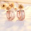 Circle Ear Buckle Simple Design Niche Personality Trendy and Cool Style Women's Heart-shaped Earrings