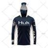 HUK Спортивный костюм с капюшоном для рыбалки, легкий, с защитой от солнца, с длинным рукавом, Luya