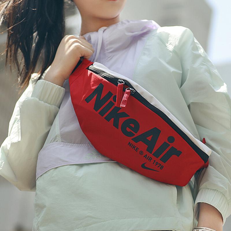 Nike Наследие Полиэстеровая поясная сумка Обычная Унисекс Университетский красный Повседневная CT5226-657