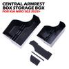 For Kia Niro SG2 EV PHEV 2022 Car Center Console Armrest Storage Box Organizer ABS Organization Waterproof Tray Rack Hand Tools