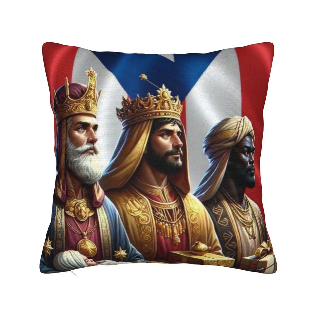 Día de los Reyes Magos Epifanía Three kings Pillow Cover Printed Cushion Cover Decor Throw Pillow Case Cover Home Multiple Sizes