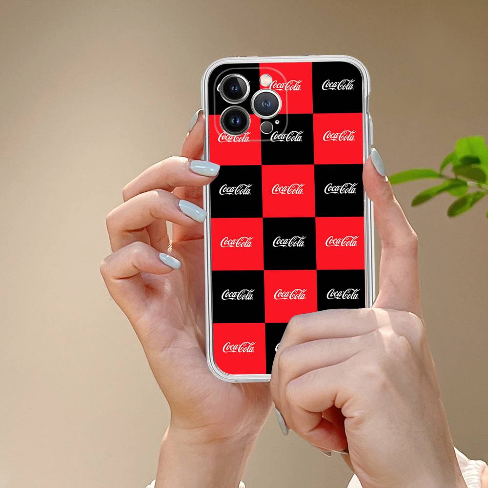 Чехол для телефона Coca-cola Vintage для iPhone 17 16 15 14 13 11 12 Pro Max 16 Plus Прозрачный
