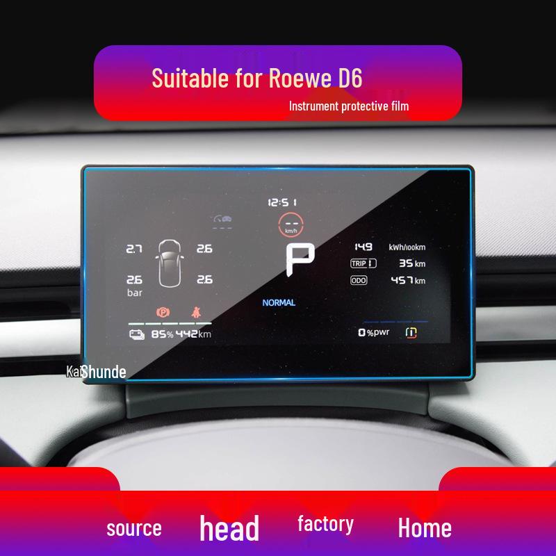 Roewe D5X-DMH/D6/M7 Navigation & Central Control Display Tempered Protective Film for 25 Models