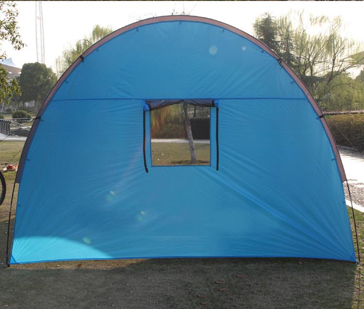 Уличная туннельная палатка: Просторная 3-комнатная конструкция для кемпинга, Хит продаж, многоместная командная палатка