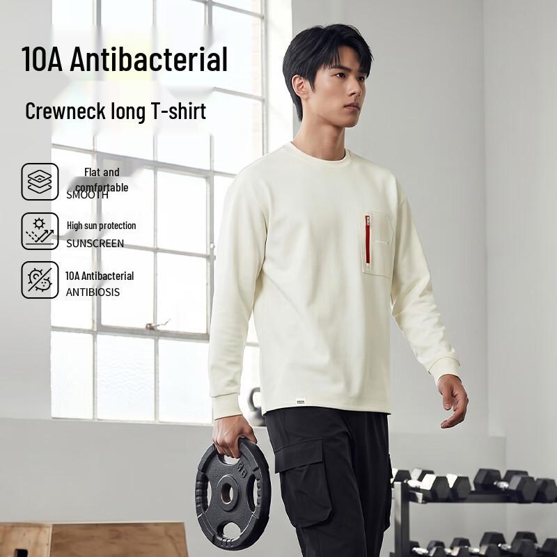 MARK FAIRWHALE Men's Antibacterial UV Protection Long-Sleeve T-Shirt