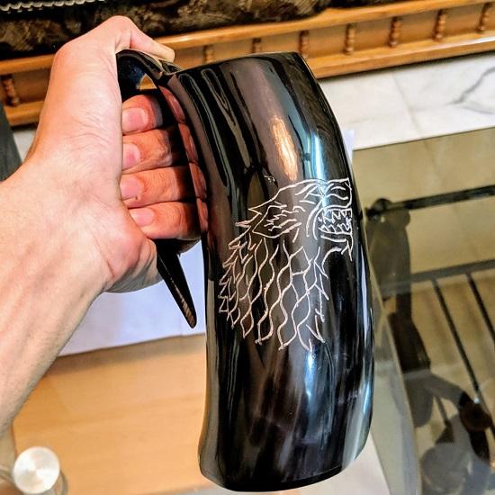 Кружка Vikings Beer Horn, кружка для вина ручной работы, набор из 5 барных кружек, подарок жениху, рог буйвола, кружки ручной работы, подарок мужу, подарок на день Святого Валентина