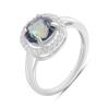 Серебряное кольцо с мистик топазом 2.354ct, вес изделия 2,9 гр (2190332)