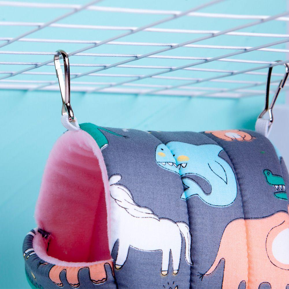 Winter Mini Cage Comfortable Small Animal Sleeping Bed Hamster House Guinea Pig Nest Warm Mat