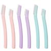 6pcs Novice Safety Macro Eyebrow Scraper Hair Trimmer Tools Eye-brow Knife Suit Stainless Steel Eyebrow Razor Beauty Tools