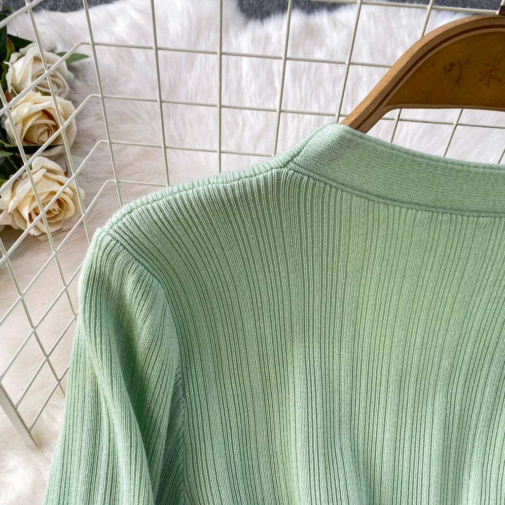 Autumn Winter Women V-neck Full Sleeve Knitted Pullover Sweater Party Long Maxi Mermaid Dresses