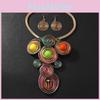Jewelry Set Stylish With Crystals And Natureinspired Flower Motifs For Men Women And