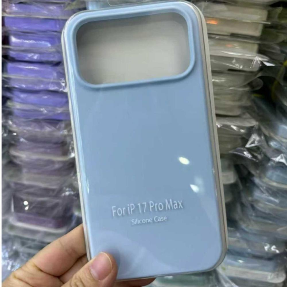 Ins Конфетный Цвет Официальный Чехол Для IPhone 17 Pro Max Air 16 15 14 Plus 13 12 Оригинальный Мягкий Жидкий Силикон Беспроводная Зарядка Защита От Падения Защитный Чехол