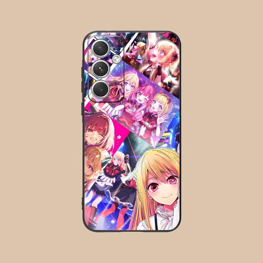 Чехол для телефона Oshi no ko B-Komachi для Samsung Galaxy S25 S24 S23 S22 S21 S20 Note20 Plus FE Ultra Цветной Защитный Чехол Красивый