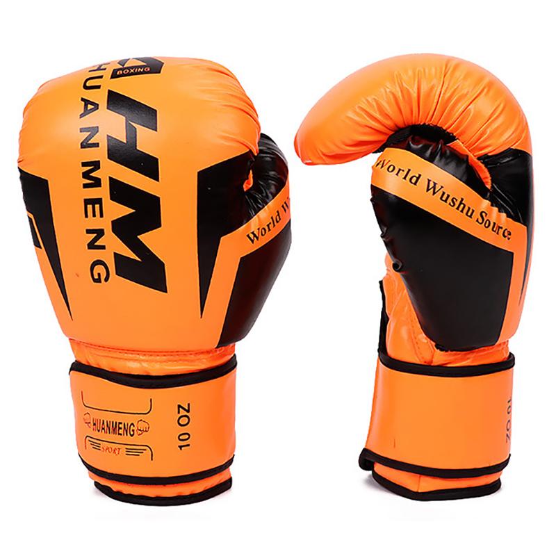 1 пара боксерских перчаток для взрослых, женщин и мужчин, боксерские перчатки Sanda, унисекс, боксерские тренировочные кожаные перчатки, спортивные защитные перчатки