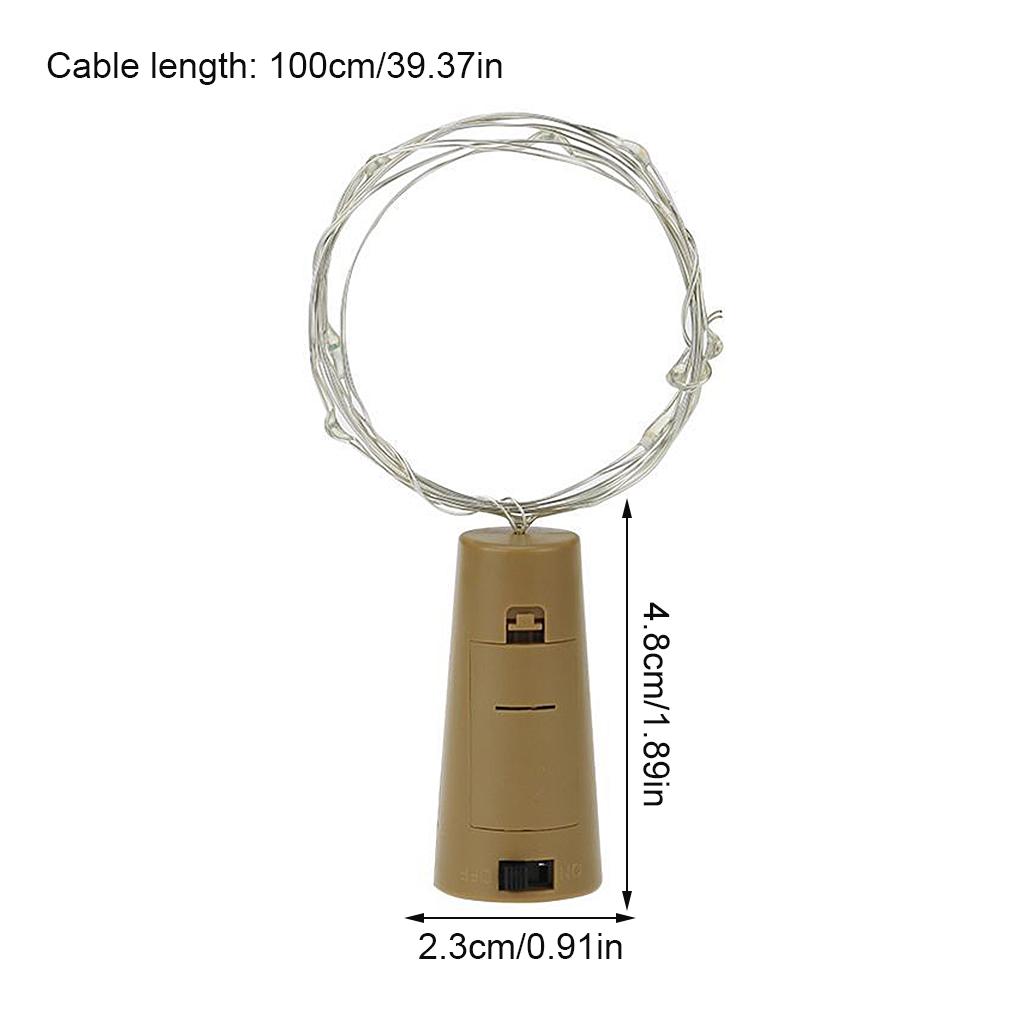 Пробковая бутылка на батарейках 1м / 2м светодиодная панель для самостоятельного изготовления на день рождения