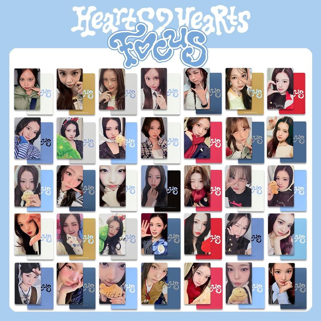 Hearts2Hearts Xinmei ФОКУС Товары: H2H Счастливые фотокарточки Бонус