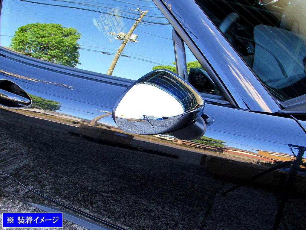 BRIGHTZ Roadster RF NDERE NDERC Chrome Door Mirror Covers [MIR-SID-150]