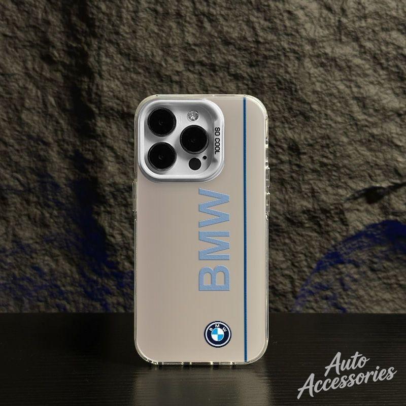 JYPK6 Multi-color Optional Phone Case Trendy Shell For IPhone 15 14 13 12 11 Pro Max For BMW Shockproof Phone Protective Cover Sticker