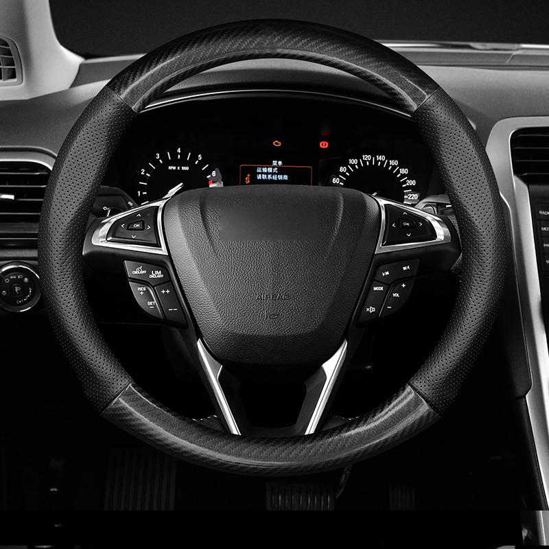 Тонкий чехол без запаха для Ford Falcon, чехол на руль, натуральная кожа, углеродное волокно, FPV GT F 351 2014 XT XR8 G6E XR6 Turbo G6