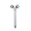 Zinc Alloy 3D Massage Roller Dual Roller Design Electric Vibration Beauty Stick  Jaw Contour Care
