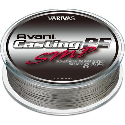 Шнур VARIVAS Avani Casting PE Super Max Power, 300м, #3, МАКС 50lb, 8 нитей, Stealth Gray