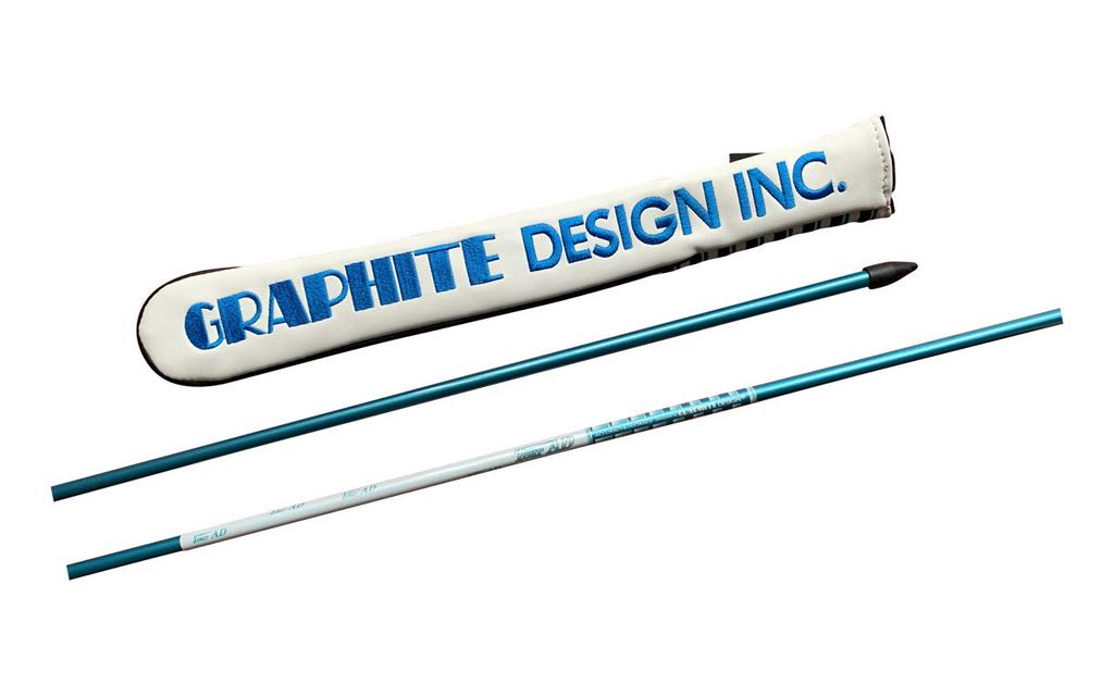 Graphite Design 2 Alignment Sticks Cover 2021 Tour Supply & (White/Blue Model) (Blue Silver)