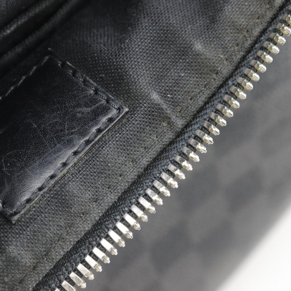 Louis Vuitton Mick PM Shoulder Bag N41211 Black Damier Grafitto Canvas Mens Used