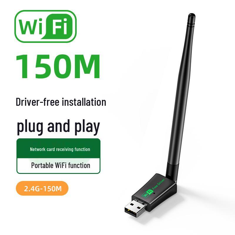 1300M WiFi 6 Dual-Band USB Wireless Network Card for Desktop Computers (Driver-Free)