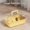 Transparent Hamster Cage Ventilation Small Animals Cages  for Gerbils Hedgehog