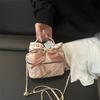 This Year's Popular Mini Small Bag Women's 2025 New Portable Small Bag Diamond Chain Bag Messenger Bag Bow Bag