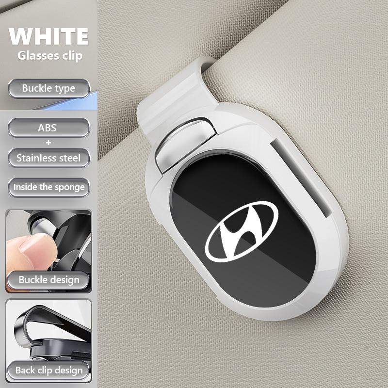 Car Visor Glasses Clip Ticket Card Clip Metal Eyeglasses Mount For Hyundai Azera GDI i10 i20 i30 i40 ix20 ix35 Sonata Santafe XX46