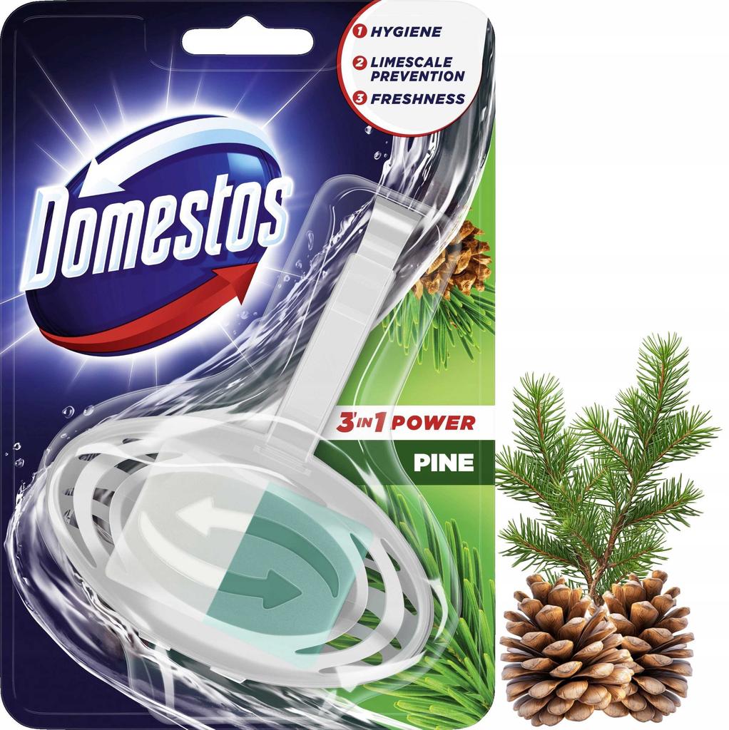 Domestos Kostka Toaletowa Wc 3W1 Power Pine 35G