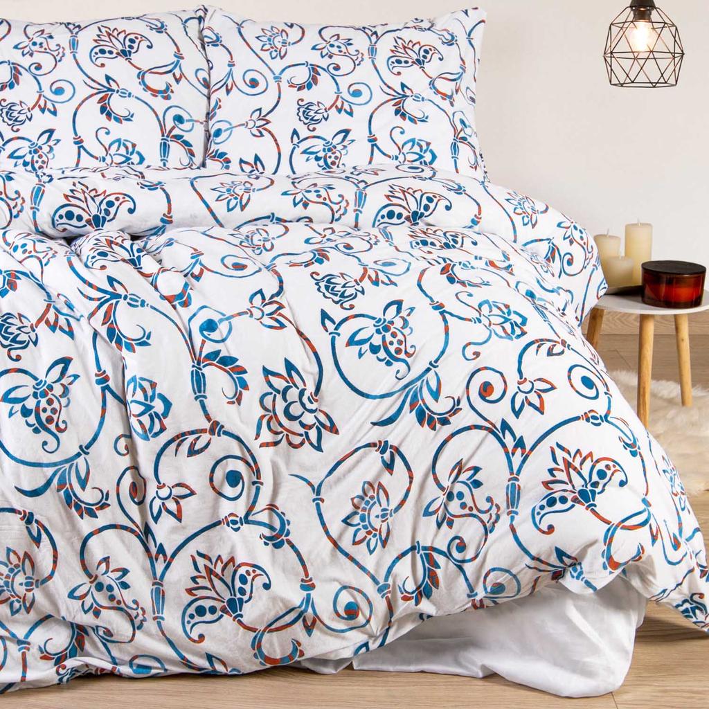 Bedding set 160x200 JERSEY 100% COTTON colorful duvet cover + pillowcases