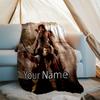 Custom Name Tomb Raider Theme Printed Blanket - Perfect for Couch, Bed, Travel & Outdoor Use | Machine Washable, Cozy & Durable.
