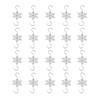 20pcs Metal Snowflake Flake Hooks Christmas Hooks Christmas Tree Holiday Decorations S Hooks