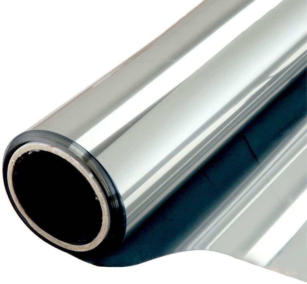 2M односторонняя зеркальная оконная пленка, отражающая самоклеящаяся стеклянная пленка, виниловая, анти-УФ, терморегулирующая, солнцезащитная, тонированная оконная наклейка