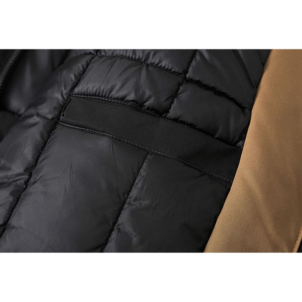 Зимнее свободное хлопковое пальто средней длины размера плюс, мужская повседневная рабочая одежда, непромокаемая съемная куртка с капюшоном для мужчин 4XL-10XL