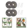 4 упаковки крышек для цветочных горшков для защиты почвы и кошек