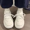 Spring New Sports Women's Shoes Little White Shoes Big Head Bread Shoes Trendy Ins Women's Platform Summer Breathable Board Shoes