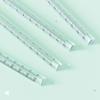 15cm Acrylic Three Edges Straight Ruler Transparent Clear Scale for Drawing Measure Tools