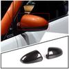 Hcilloend Carbon Fiber Door Mirror Covers for the New Smart Side Mirror Left and Right Easy Exterior Custom Car Supplies Mercedes-Benz (2009-2015),