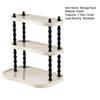 Storage Rack 3 Tiers Great Load Bearing Bathroom Counter Organizer Kitchen Mug Storage Dresser Vanity Tray