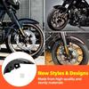 Gloss Black Motorcycle Front Fender Mudguard Steel Protector Cover For Harley Touring Road King Electra Street Glide 2014-2025