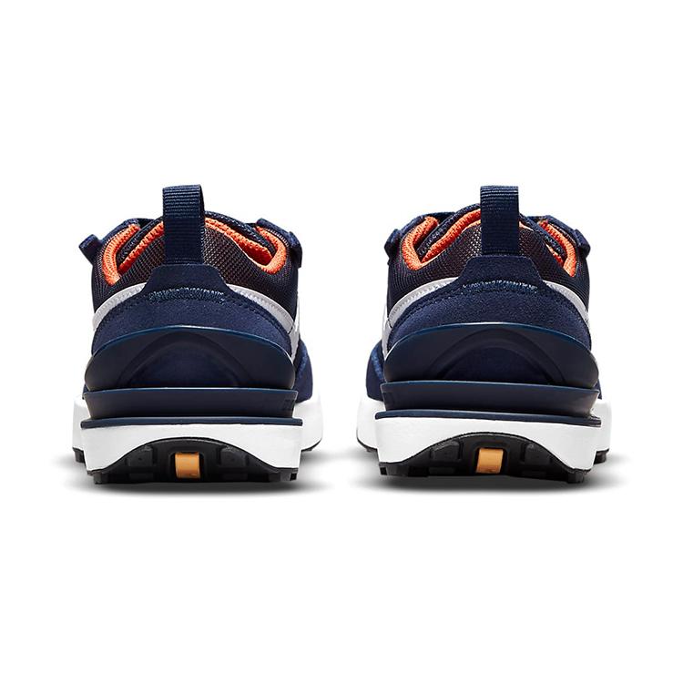 Nike Кроссовки Waffle One Low Спортивные Повседневные Сине-Оранжевые Детские Возраст 3-7 Лет DC0480-401