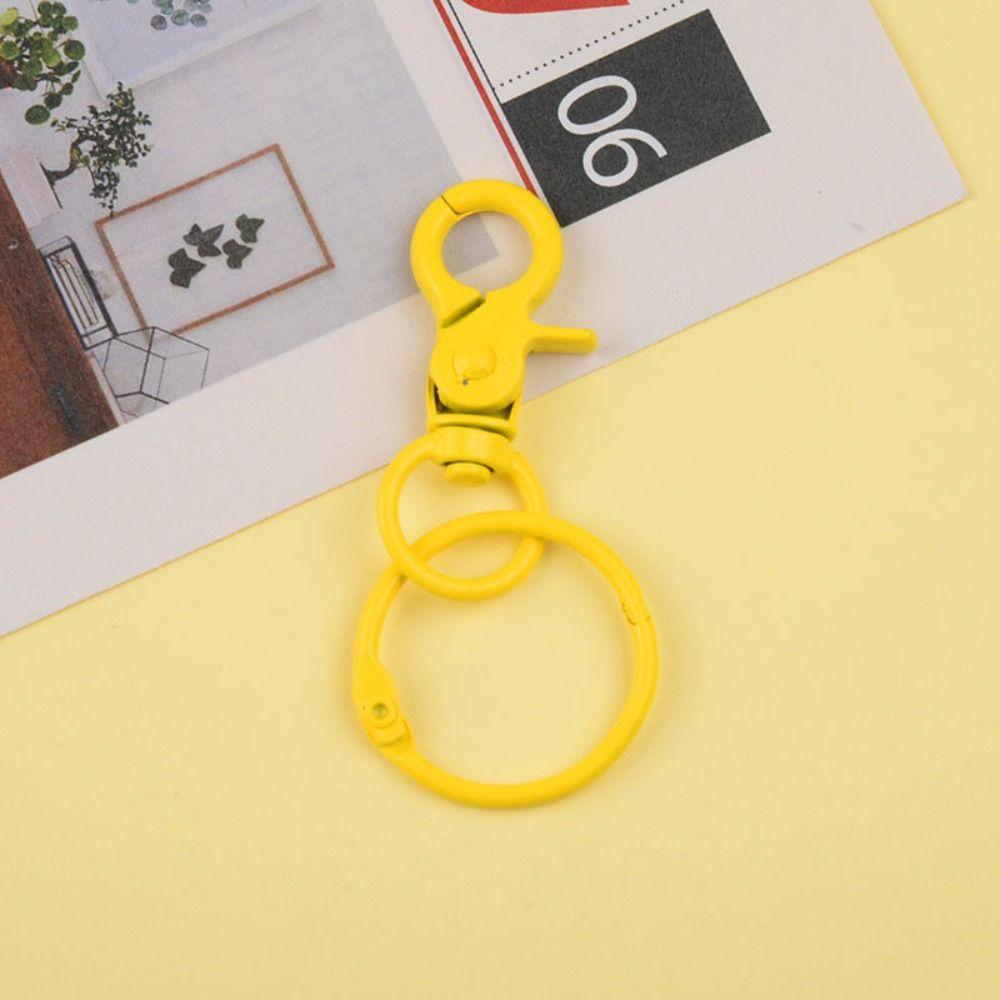 Snap Buckle Hooks Jewelry DIY Buckle Connector Spring Clasp for Keychain Craft Lovers