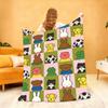Cartoon Cute M-Miffy Blanket Soft Throw Blanket for Home Bedroom Bed Sofa Picnic Travel Office Rest Cover Blanket Gift