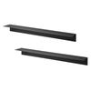 Jitsugyo Board Tweezers and Wood Screws Wall Rack with Magnet W90 of Tower Black 1932 X 2 [Gypsum Included] [Set 2]